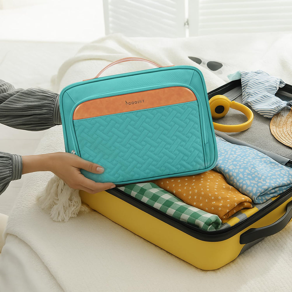 COOSKY organizador de joyas, compartimento separado para proteger piezas delicadas.
