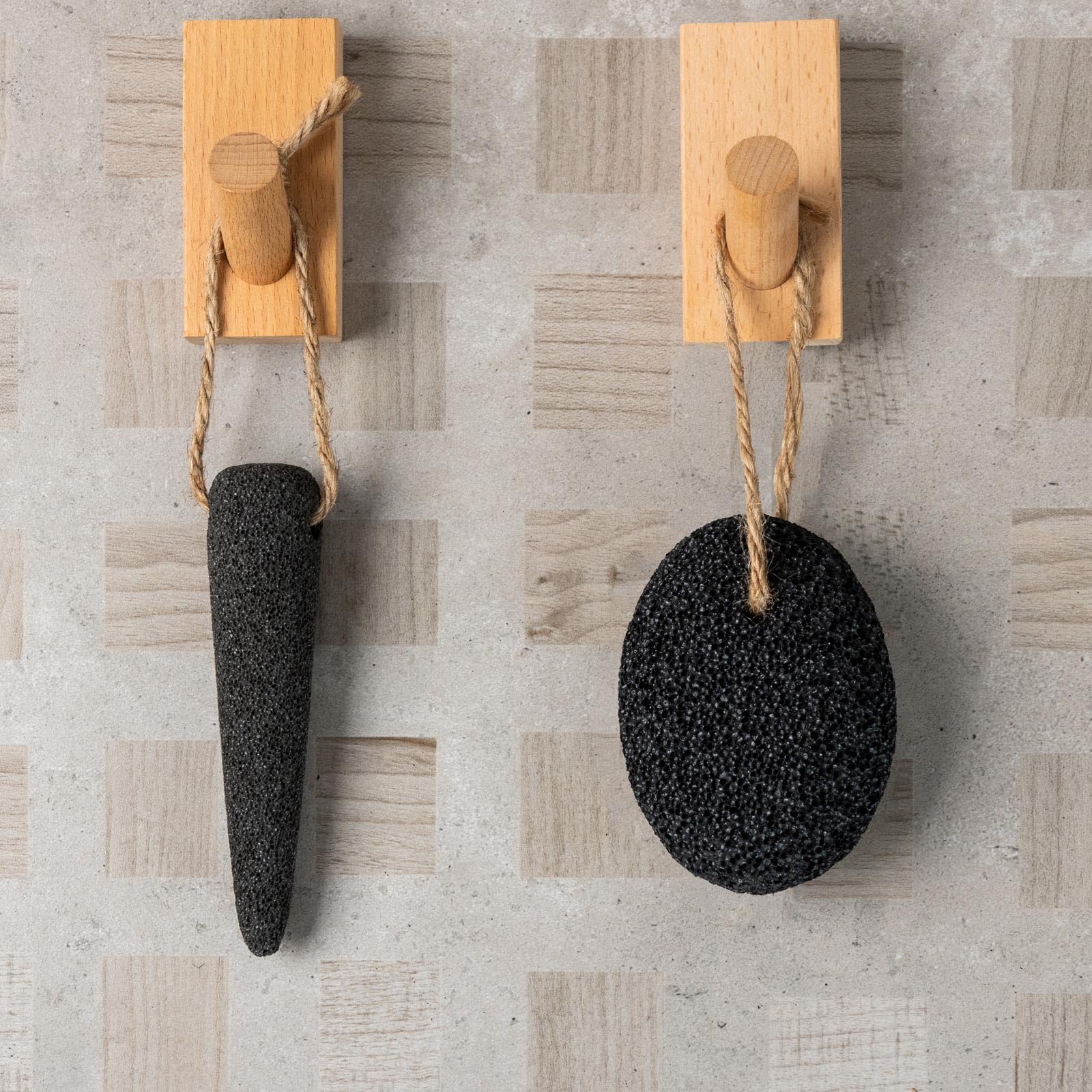 CopesFuda juego doble de piedras pomez para distintos usos en casa