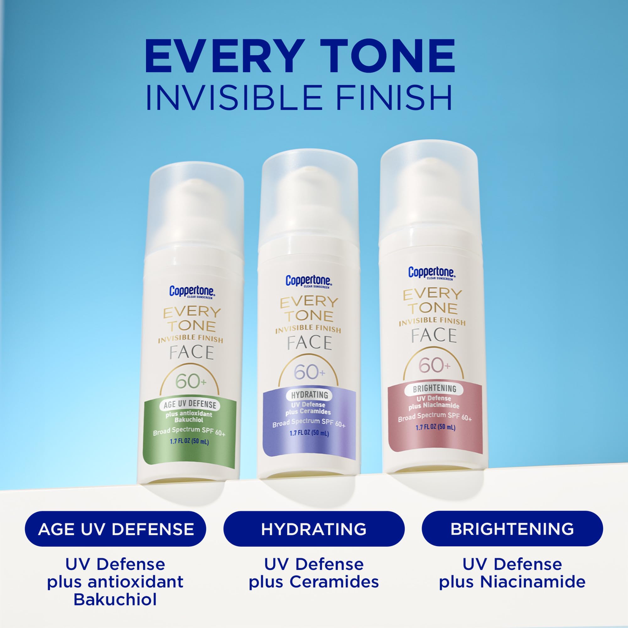 Coppertone Every Tone: tono universal que se adapta a pieles diversas.