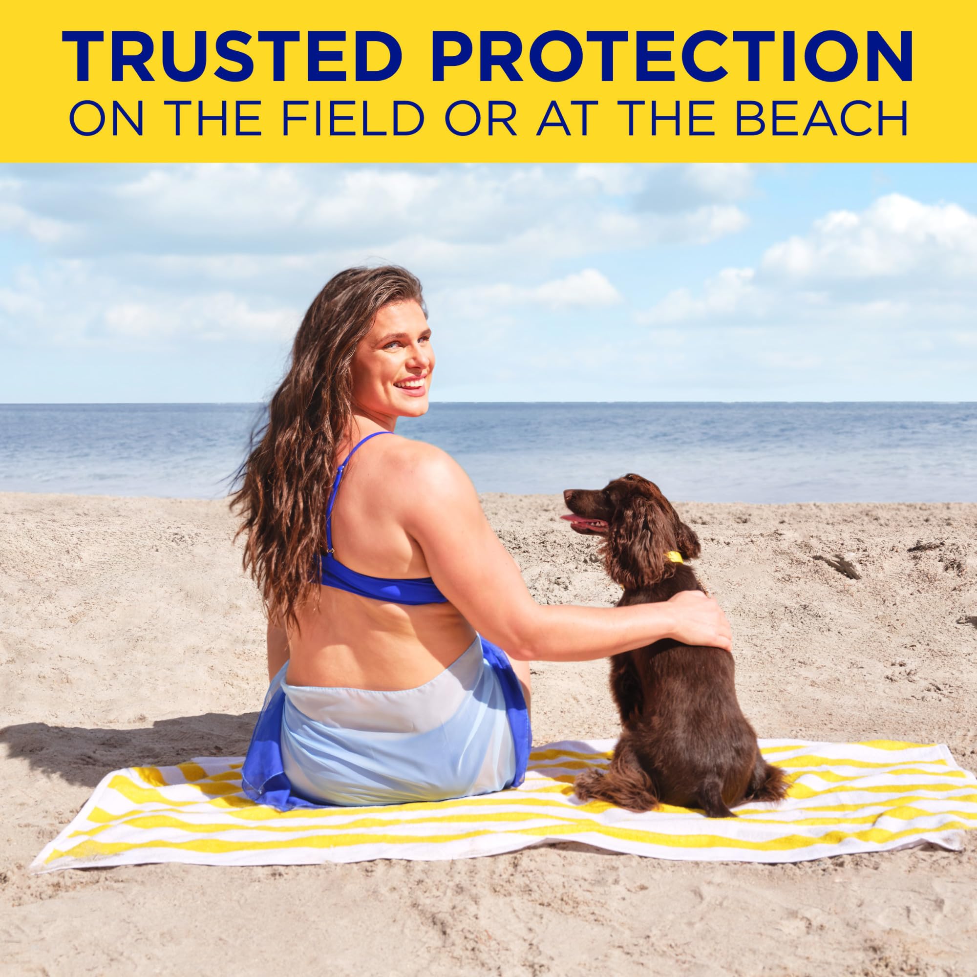 Coppertone Sport SPF 30, sin colorantes para piel sensible.