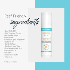 Coral Safe bâton biodégradable respectueux de l'océan et du littoral.