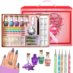 CoralBeau kit de uñas para niñas con cristales de strass para diseños personalizados.
