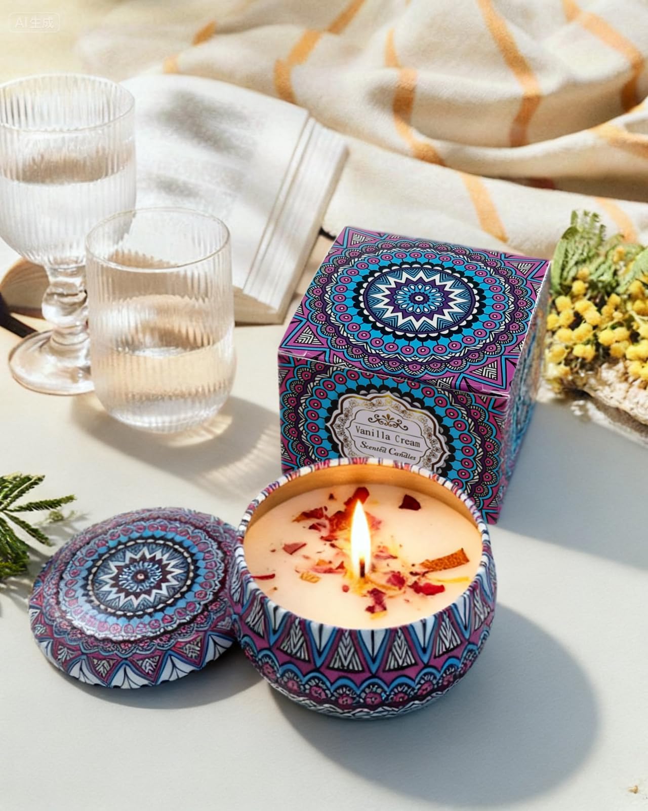 Vela aromatica Coralogo Lavanda aporta luz suave y serenidad