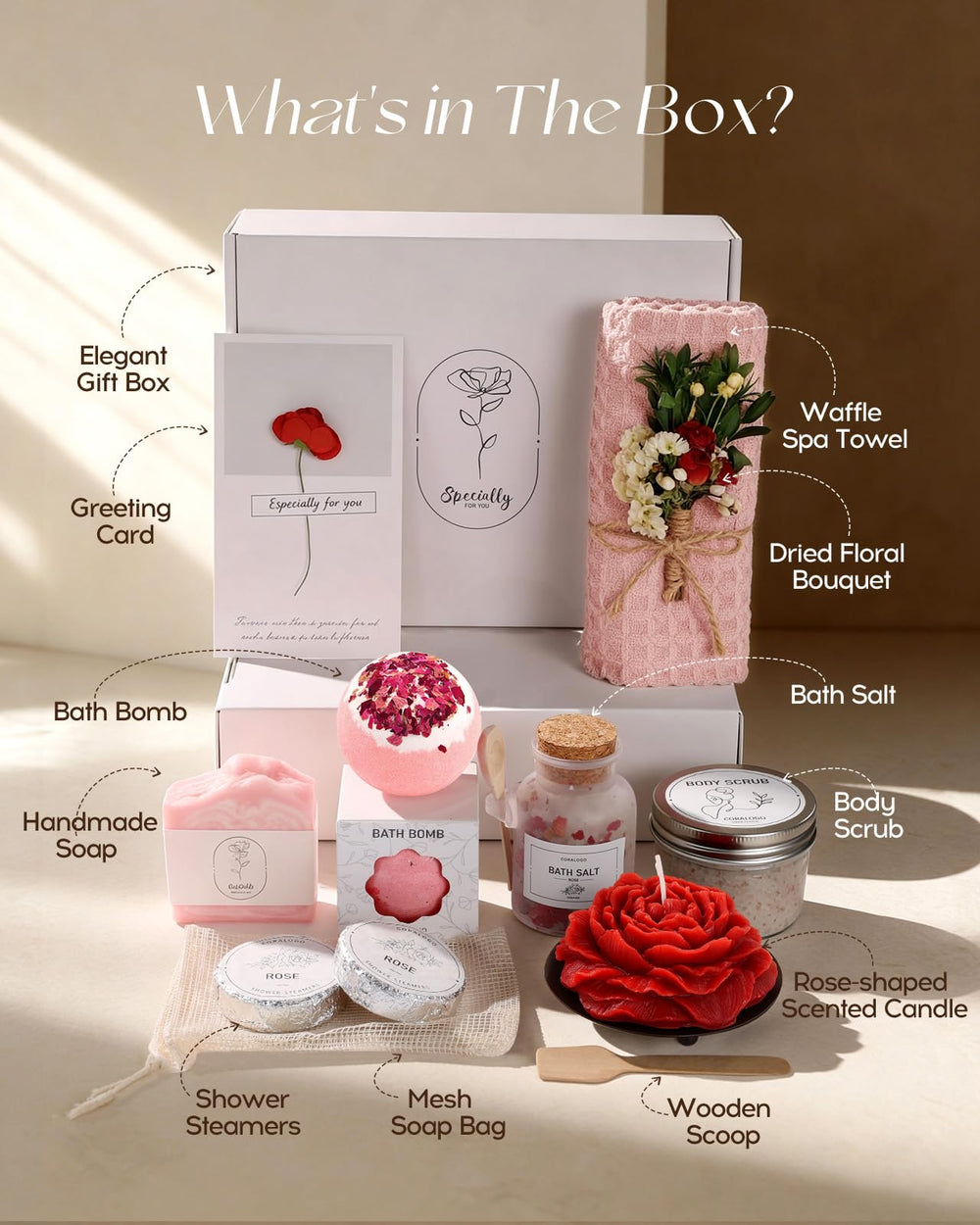 Coralogo portavelas flor: iluminación suave para un momento de spa íntimo.