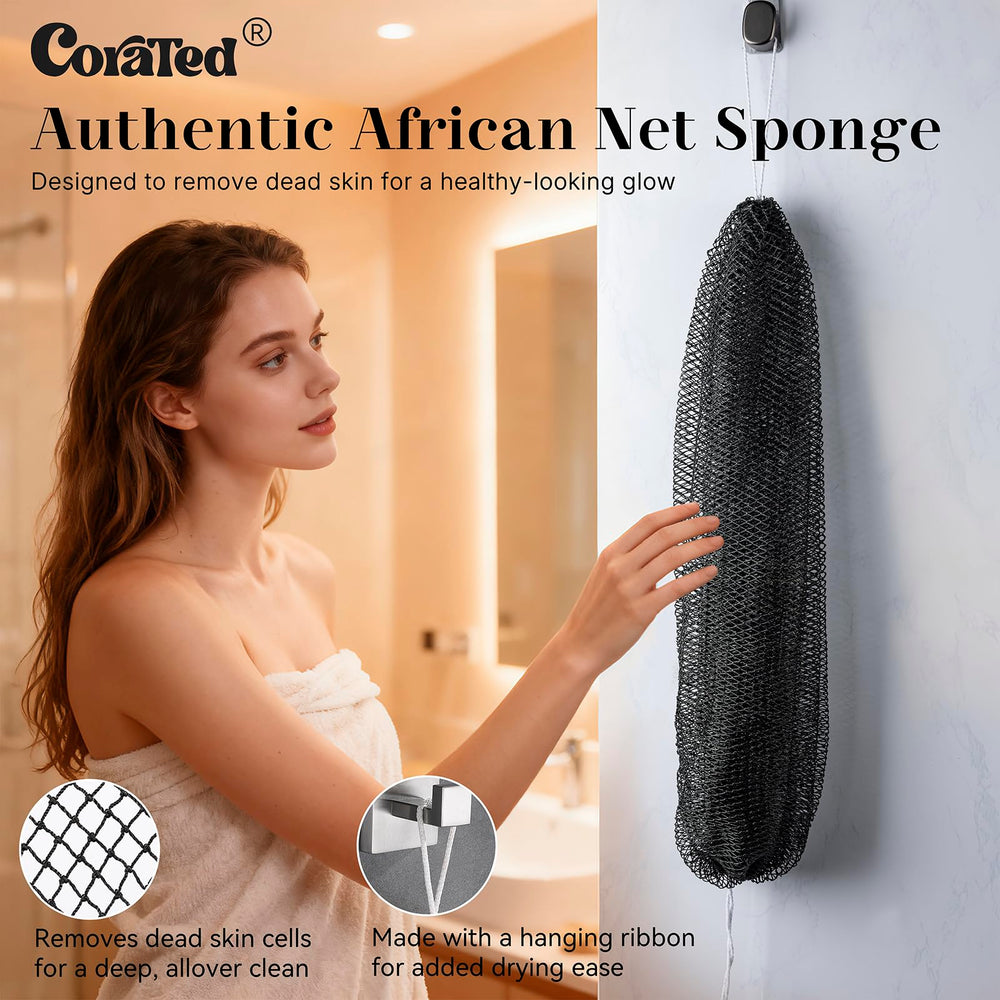 CORATED esponja extensible de 45 pulgadas para cubrir la espalda