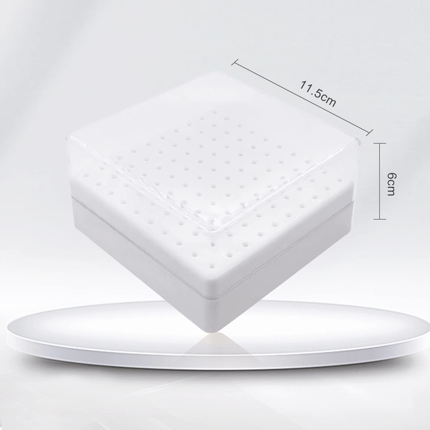 CORFULRA organizador de brocas para uñas con 100 perforaciones; ideal para profesional.