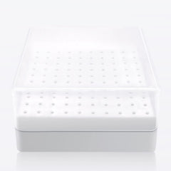 CORFULRA organizador de brocas para uñas; acceso rápido y orden.