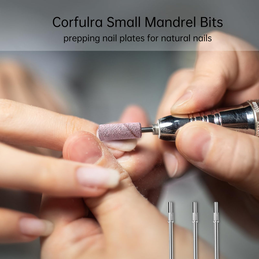 CORFULRA puntas mandrel para bandas de lijado, compatibles con la mayoría de taladros.