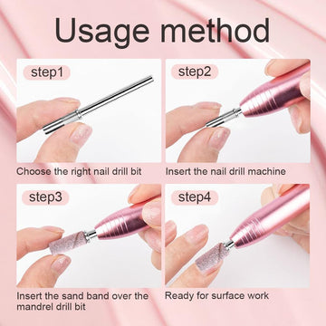 CORFULRA punta mandrel para uñas, aptas para manicura y pedicura profesionales.