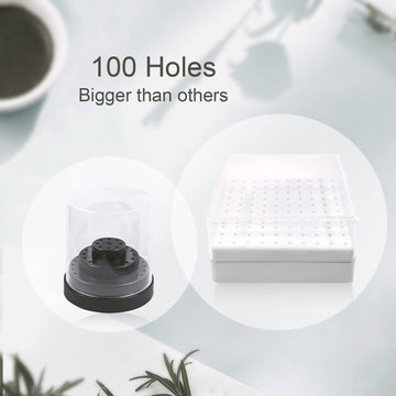 CORFULRA recipiente compacto para brocas; ahorro de espacio en tu escritorio.