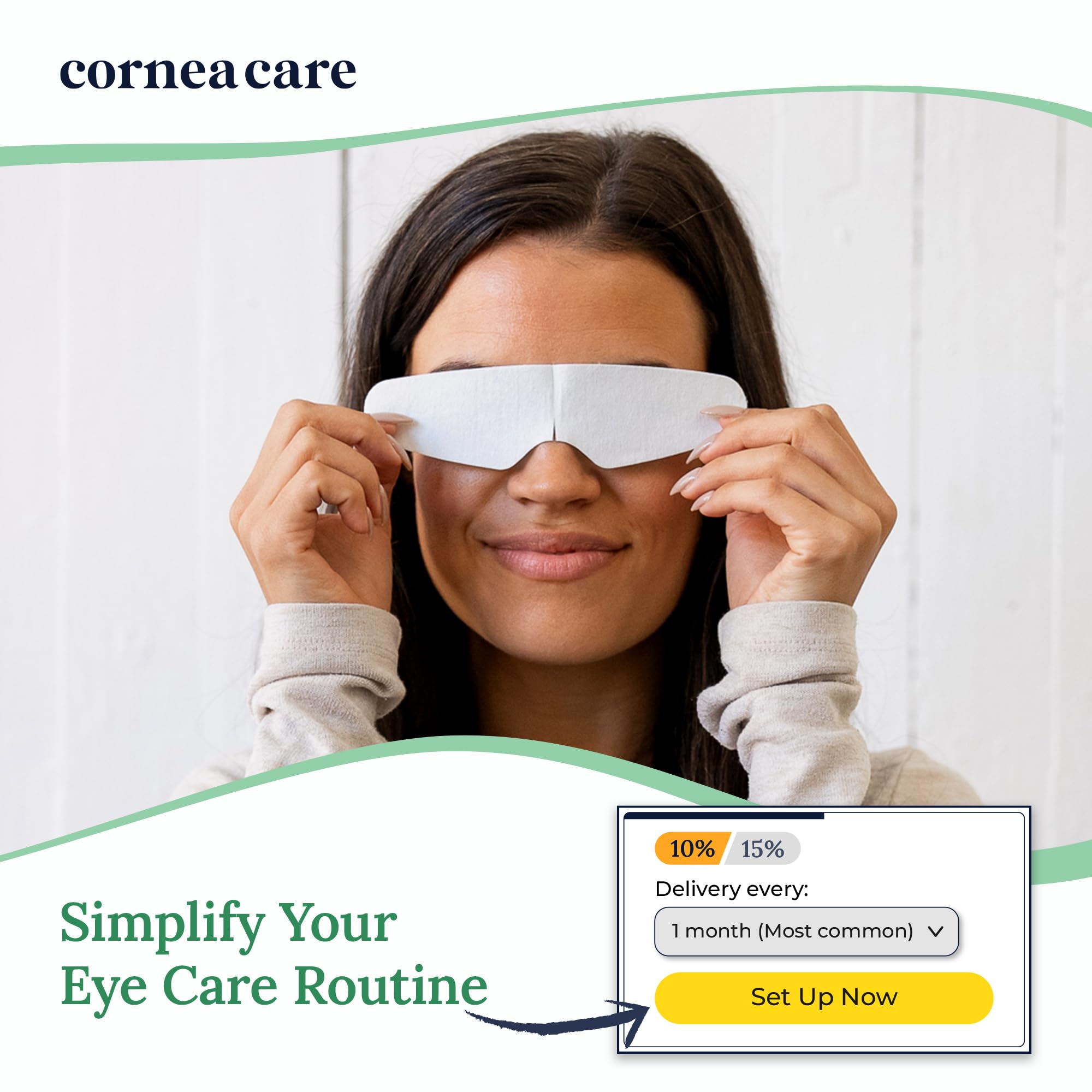 CorneaCare Rescue piel delicada se beneficia de hidratación suave.