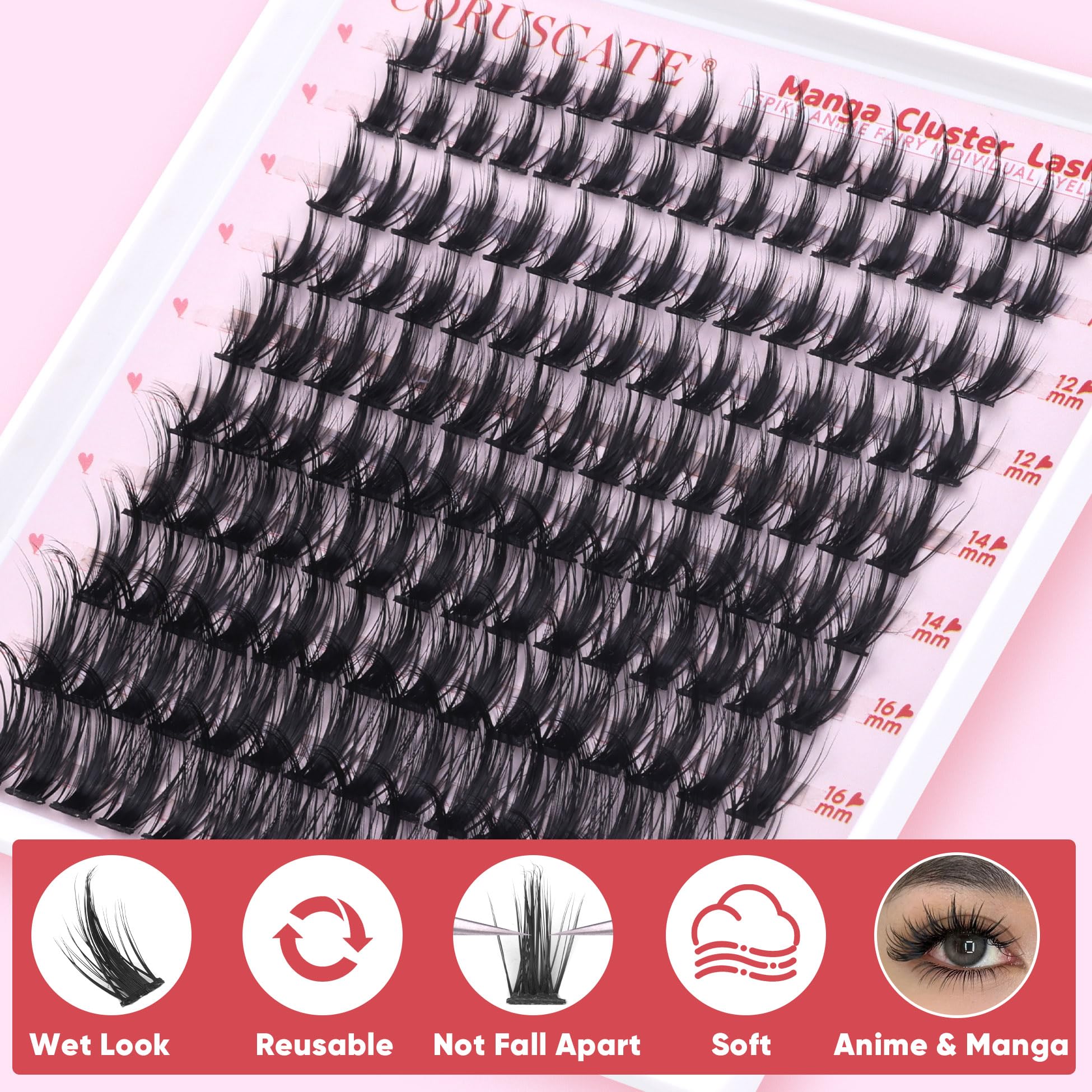 CORUSCATE agrupamientos versátiles para un look sutil o glamoroso.