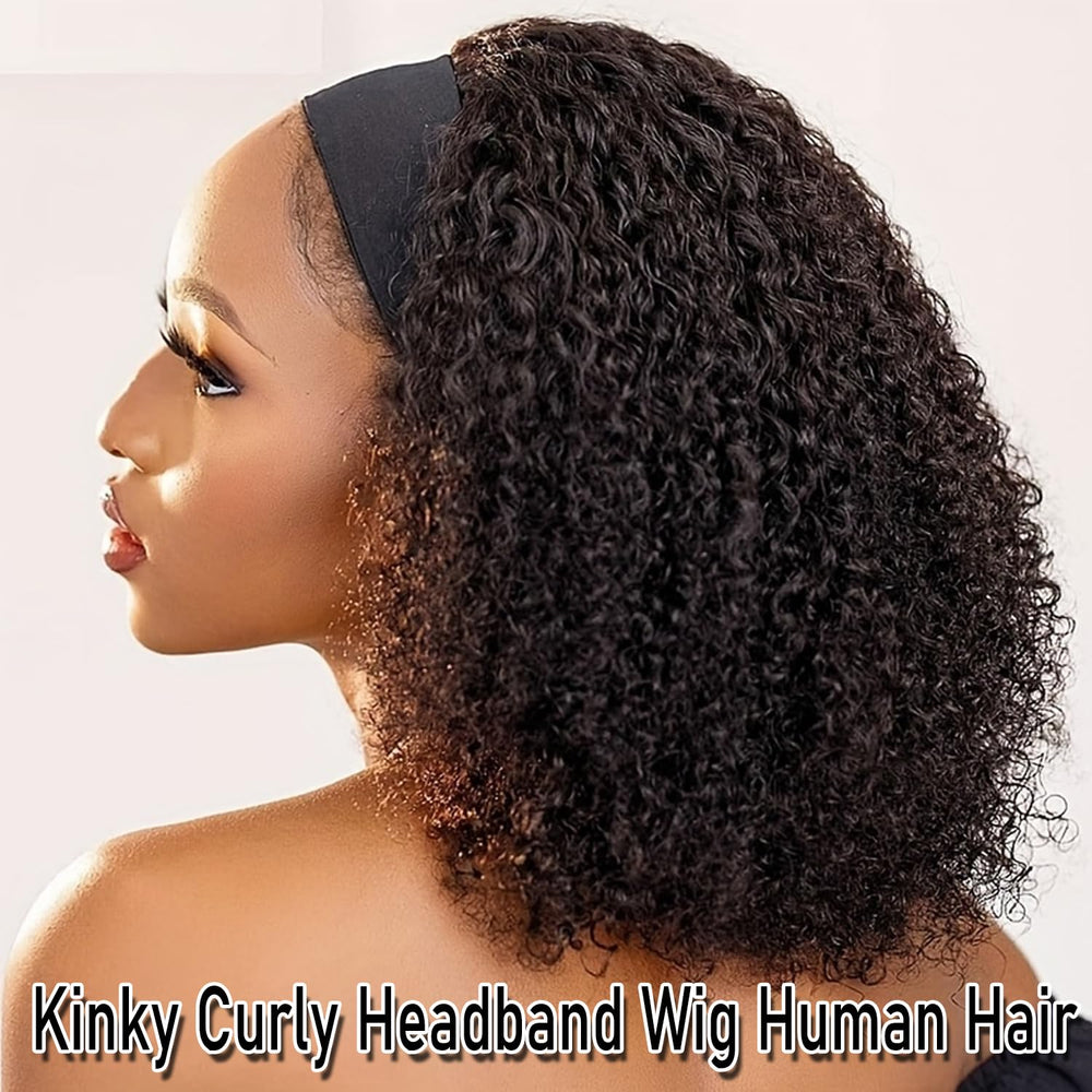 Coshgirl peluca con banda, densidad 150%, cabello suave y sin enredos.