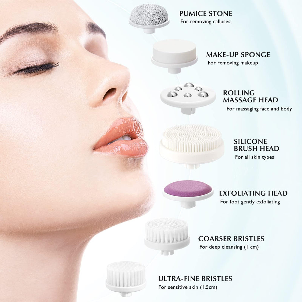 COSLUS cepillo de silicona suave para exfoliación delicada