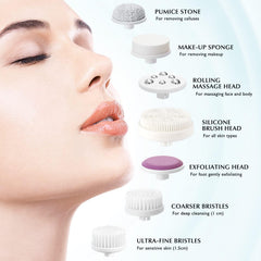 COSLUS cepillo de silicona suave para exfoliación delicada