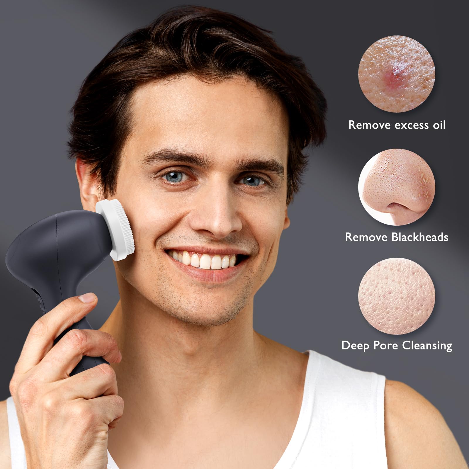 COSLUS FBS-D: cabezal masaje rodante para relajación facial