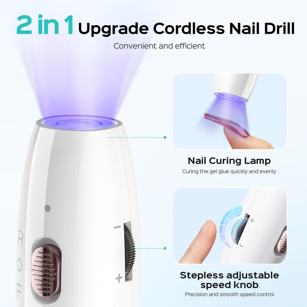 COSLUS lámpara de curado rápida: temporizador 30s/60s para gel.
