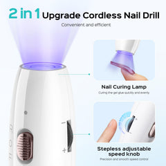 COSLUS lámpara de curado rápida: temporizador 30s/60s para gel.