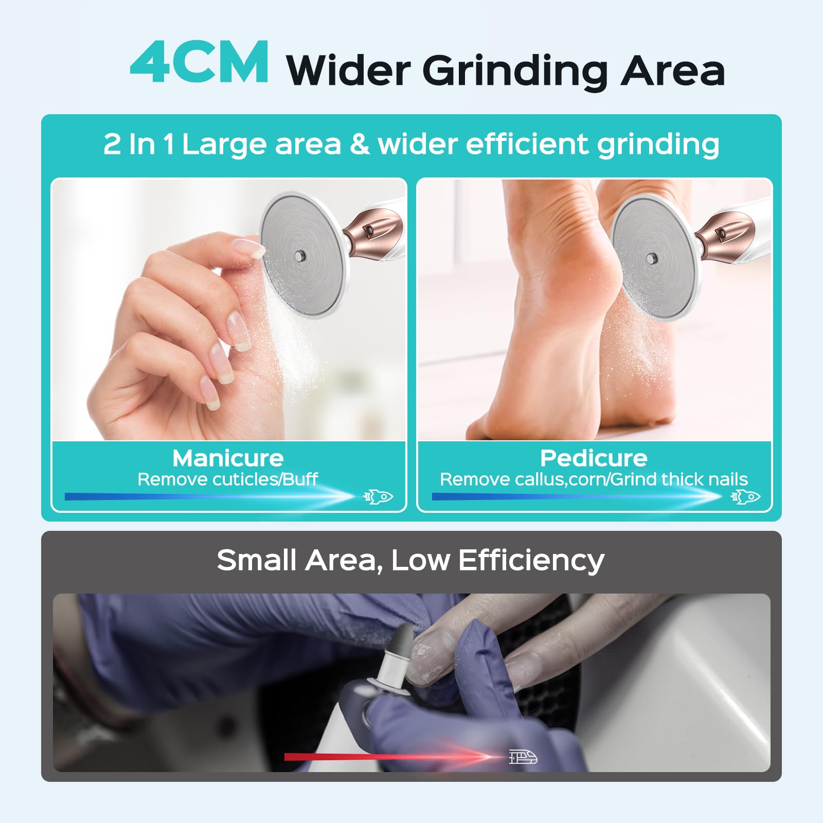 COSLUS motor potente y bajo nivel de vibración para una experiencia suave