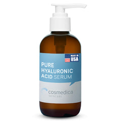cosmedica serum acido hialuronico puro en botella 8oz para hidratacion diaria