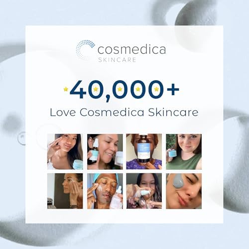 Cosmedica Skincare suero hialurónico, rutina diaria para piel iluminada.