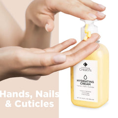 Cosmétiques Créatifs crema de manos, aplicación suave que nutre la piel.