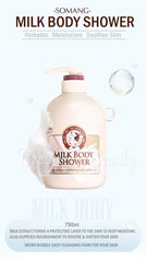 Cosmocow Somang Gel de Ducha con Leche: espuma cremosa para limpieza delicada