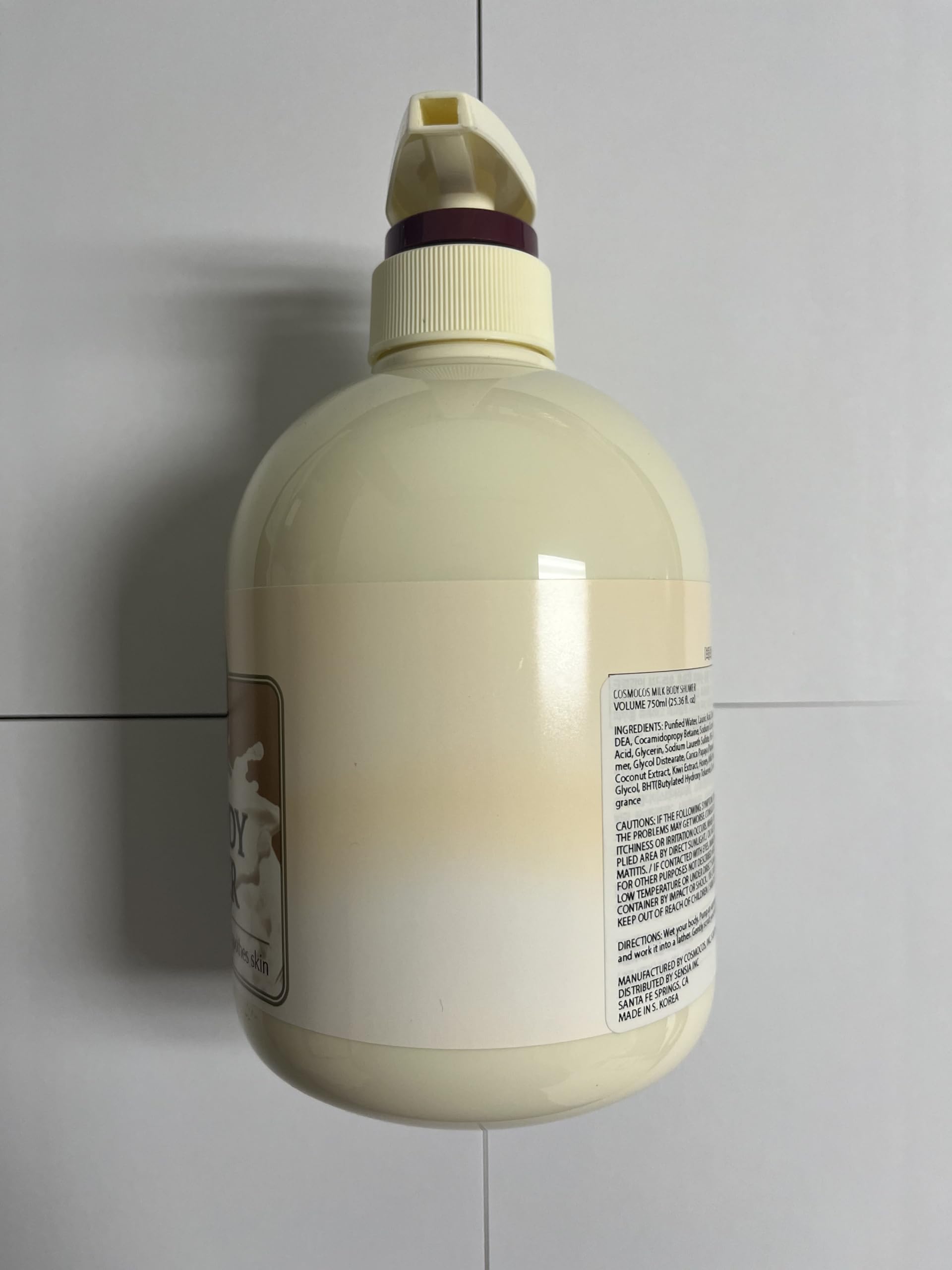 Cosmocow Somang Gel de Ducha con Leche: aroma suave para relajación tras la ducha