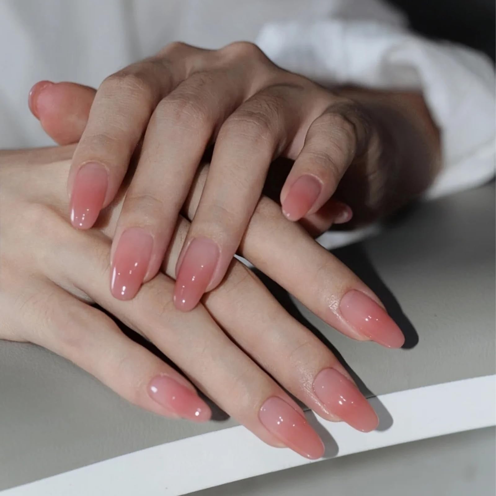 Cosmoo Esmalte vegano sin ftalatos rosado translucido