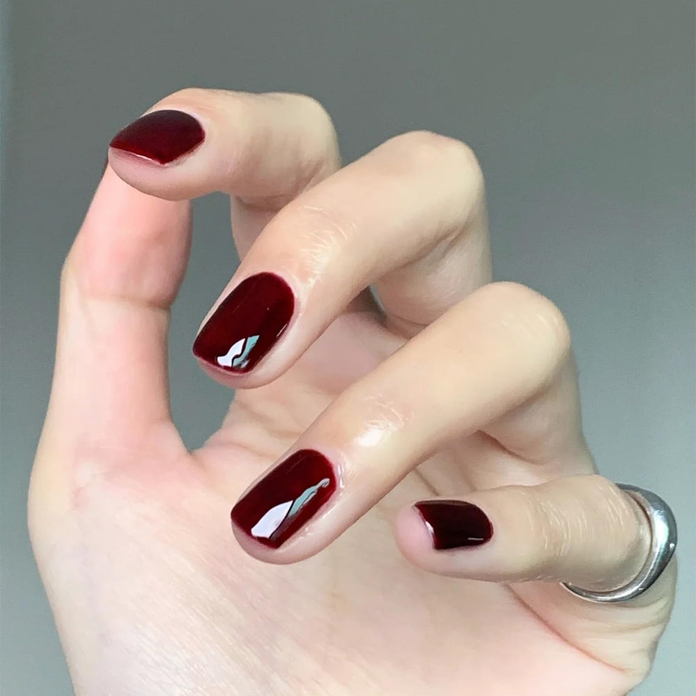 COSMOO Laca Uñas Cereza Rojo: arte de uñas fácil en casa.
