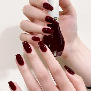 COSMOO Laca Uñas Cereza Rojo: perfecto para proyectos de uñas en casa.