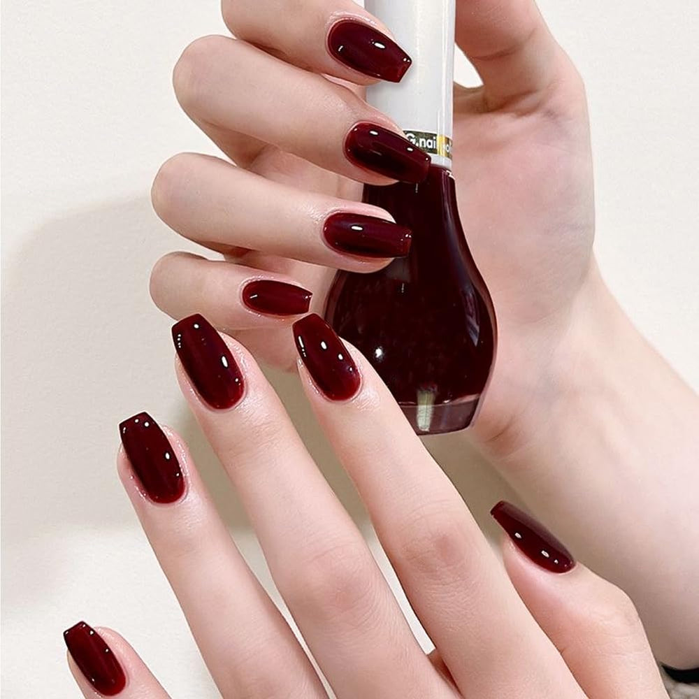 COSMOO Laca Uñas Cereza Rojo: perfecto para proyectos de uñas en casa.