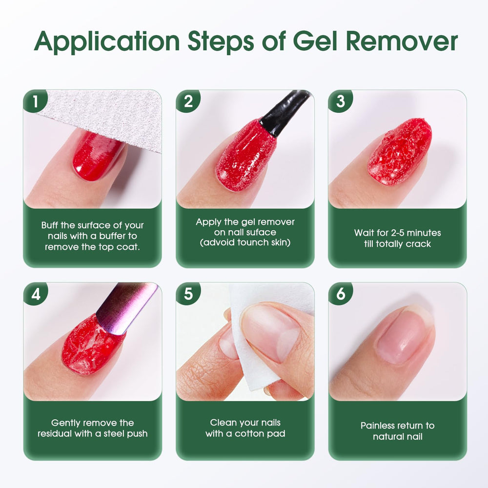 COSMOO removedor gel, empaque compacto para uso en casa