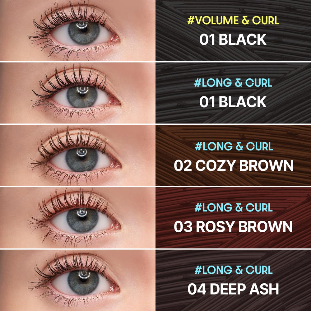 COSNORI Cozy Brown lash swatch demonstrating natural, everyday enhancement