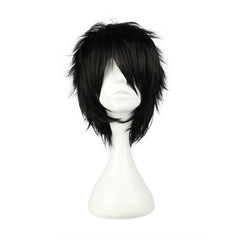 COSPLAZA peluca cosplay spiky negra para looks atrevidos y preparación rápida.