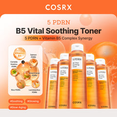 COSRX 5 PDRN B5 Toner, dosificador-detalle, aplica con precisión para hidratar.