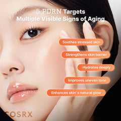 COSRX 5 PDRN B5 Toner, etiqueta-minimalista, transmite confianza en una rutina suave.