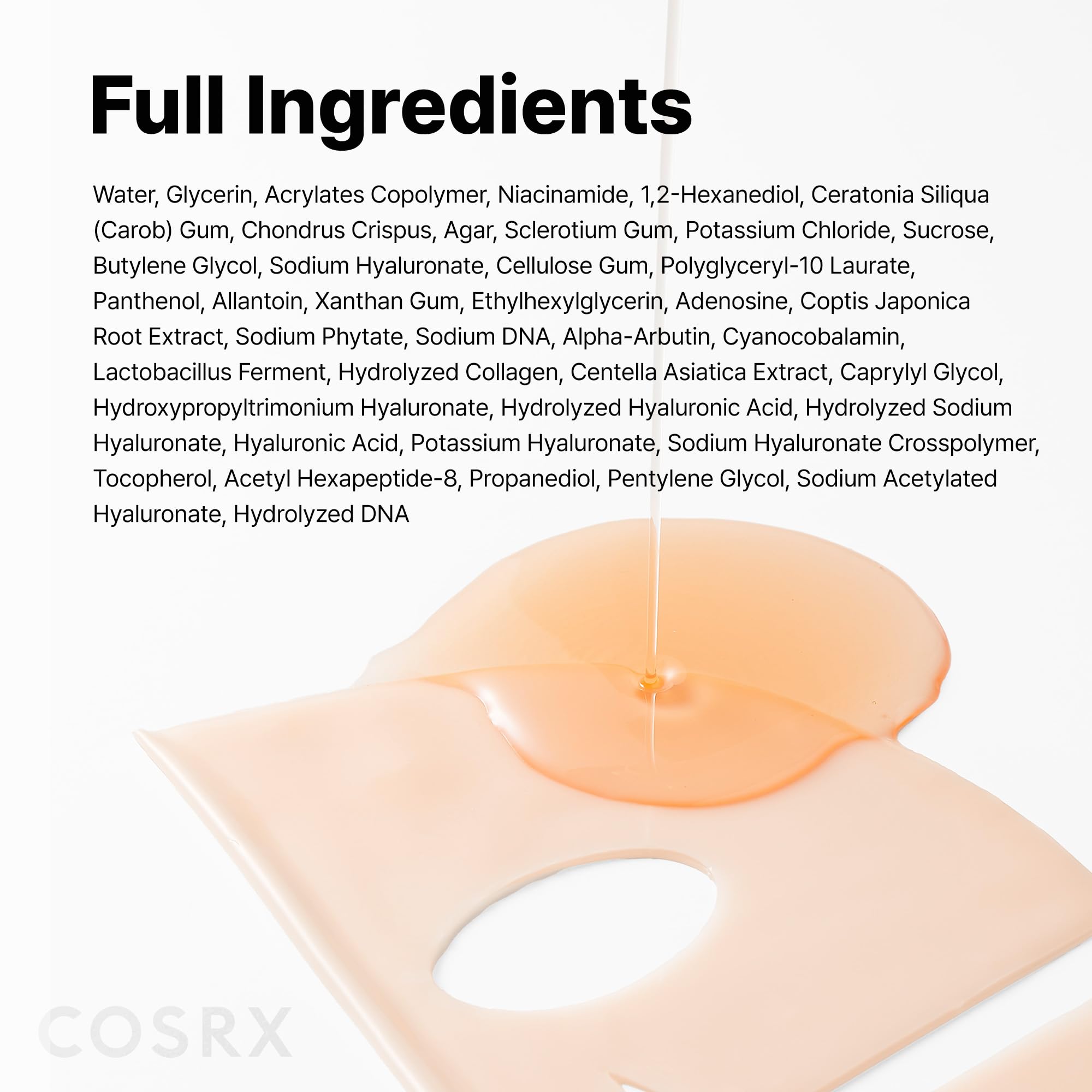 COSRX 5 PDRN uso nocturno hidratación duradera