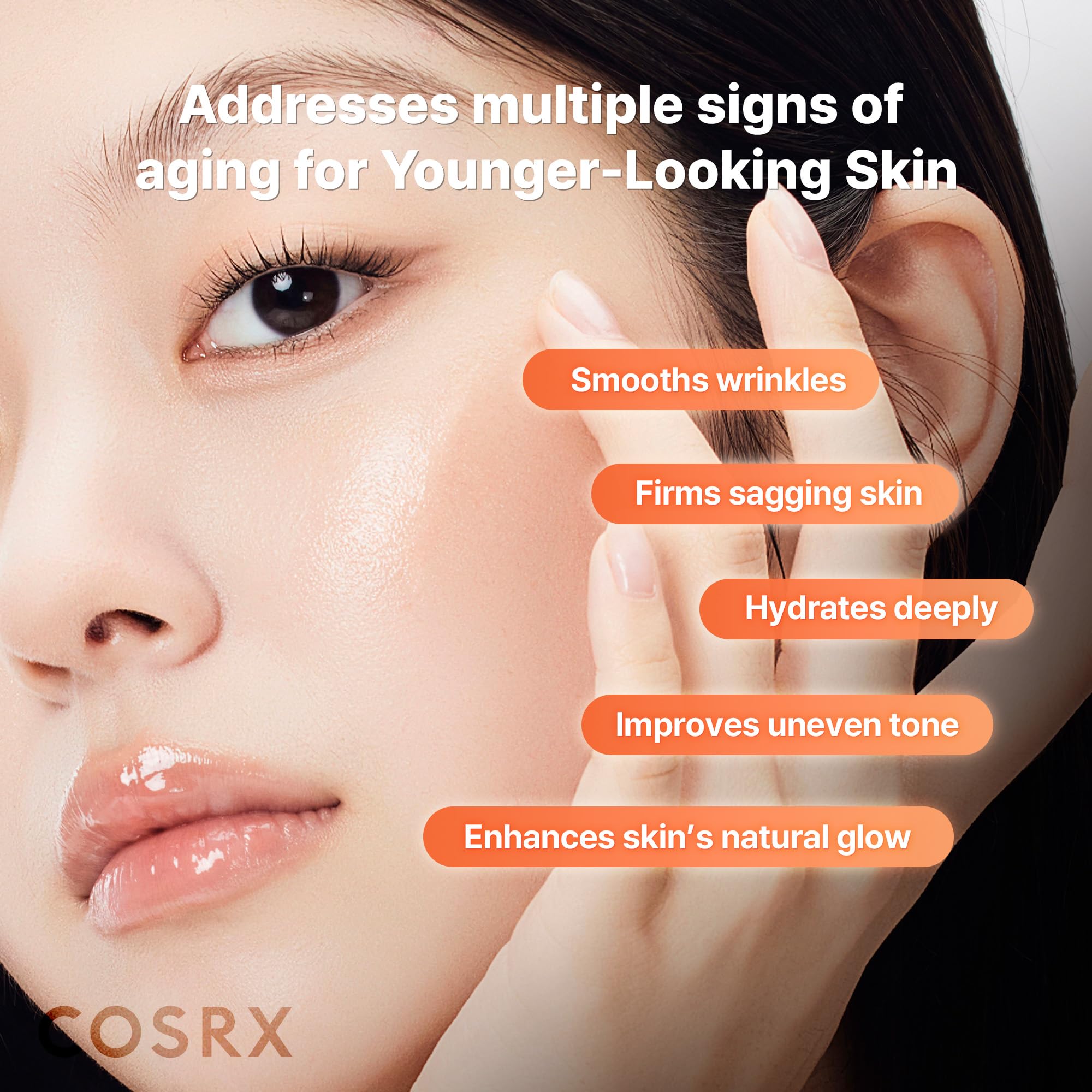 COSRX 5PDRN Collagen Serum facilita la aplicación diaria para piel radiante.
