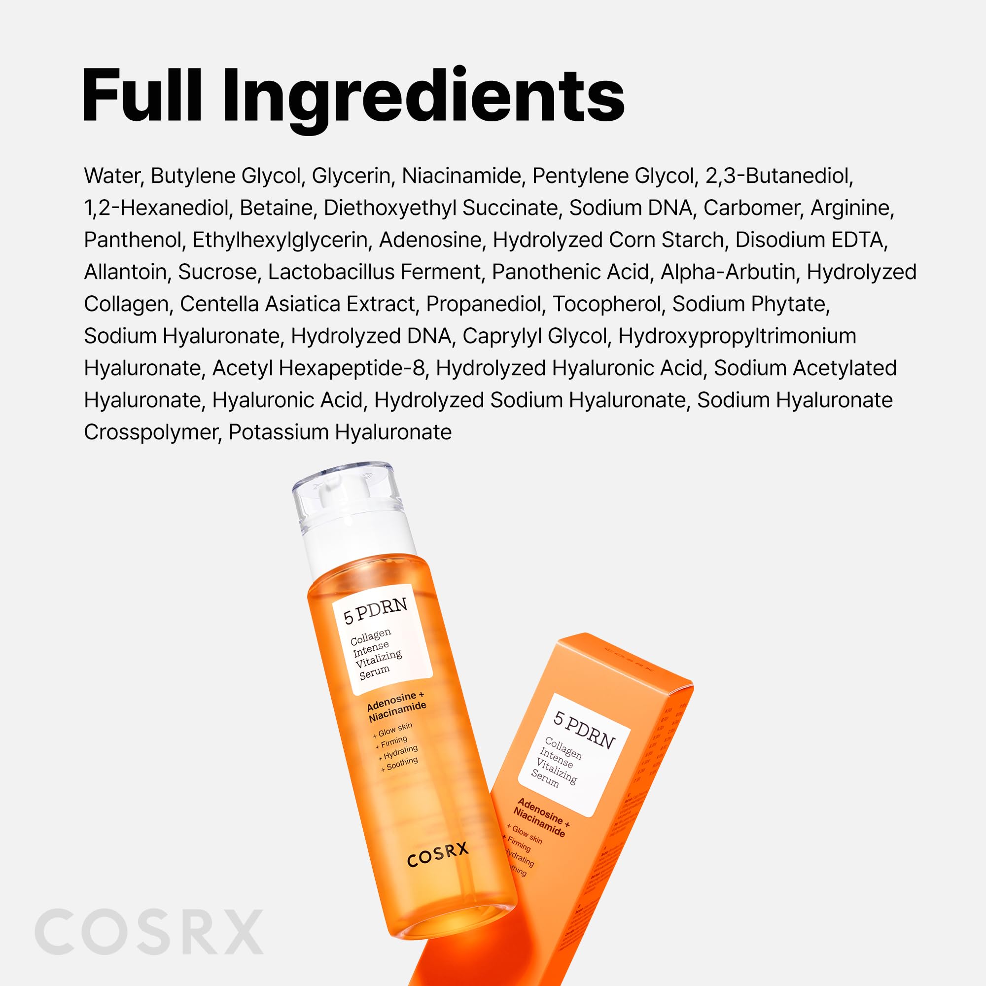 Equilibrio de la piel gracias a COSRX 5PDRN Collagen Serum.