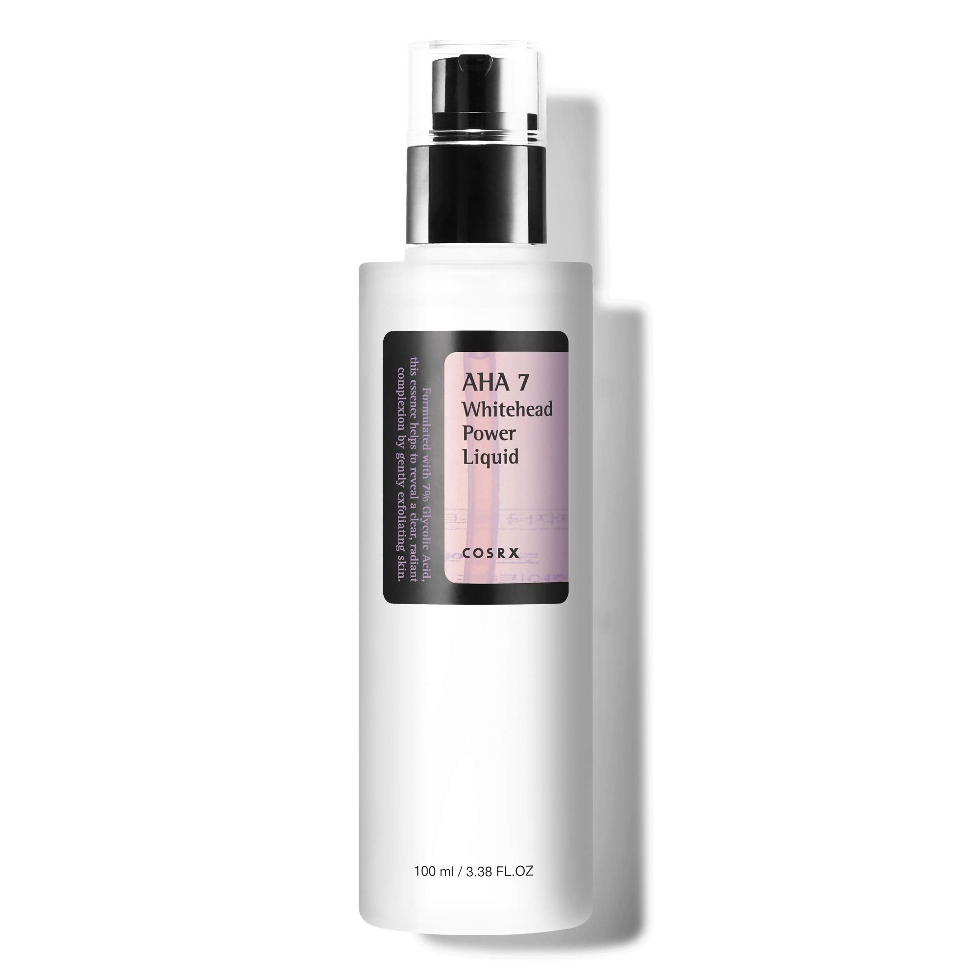 COSRX 7% ácido glicólico Whitehead Power Liquid: frasco exfoliante para piel más clara