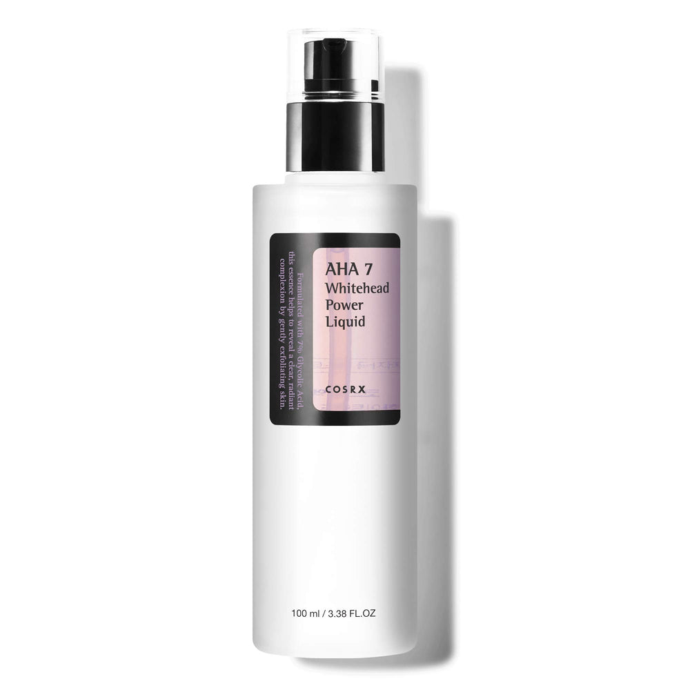 COSRX 7% ácido glicólico Whitehead Power Liquid: frasco exfoliante para piel más clara