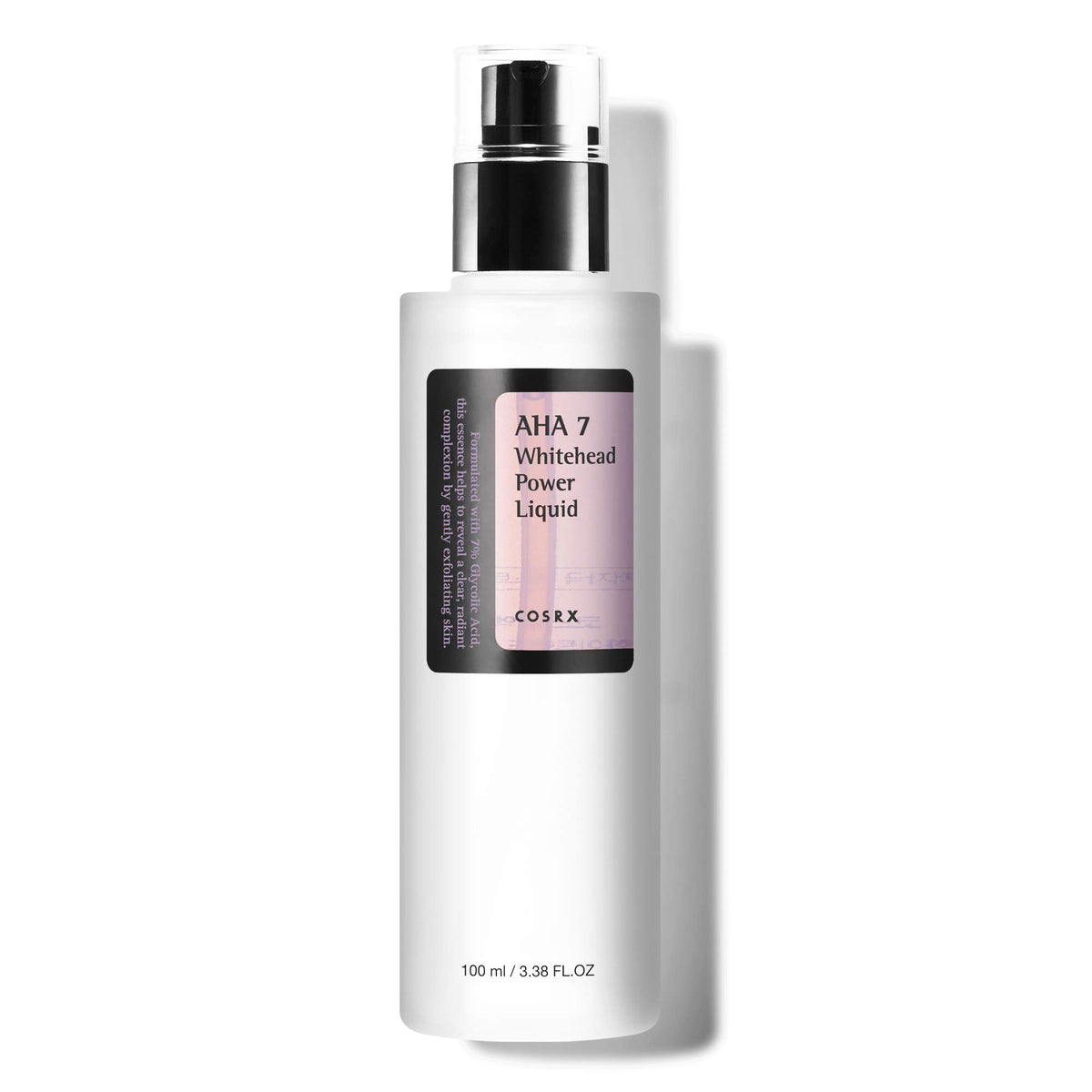 COSRX 7% ácido glicólico Whitehead Power Liquid: frasco exfoliante para piel más clara