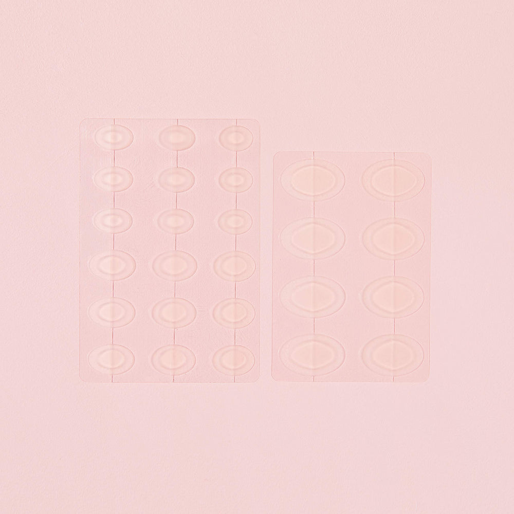 Hydrocolloid layer cross-section on COSRX patch.