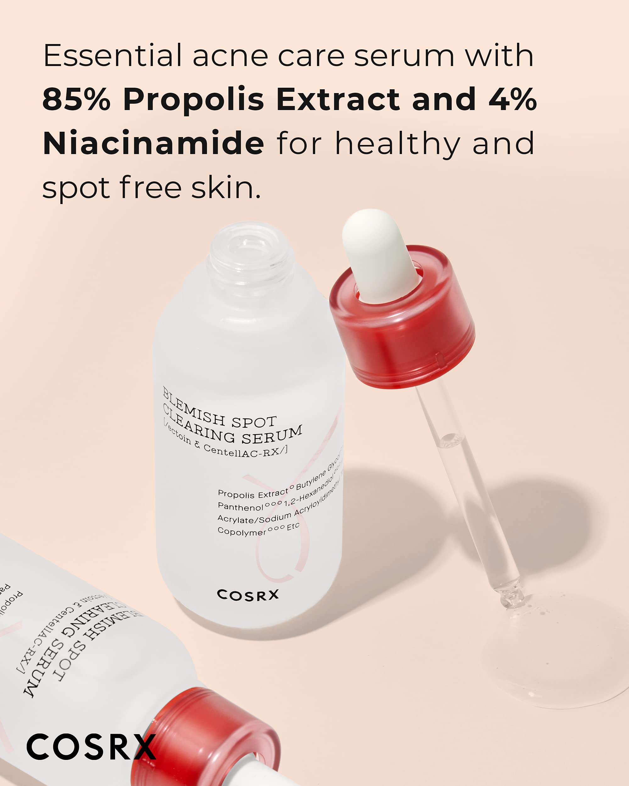 COSRX AC Collection Serum textura de rápida absorción en la piel