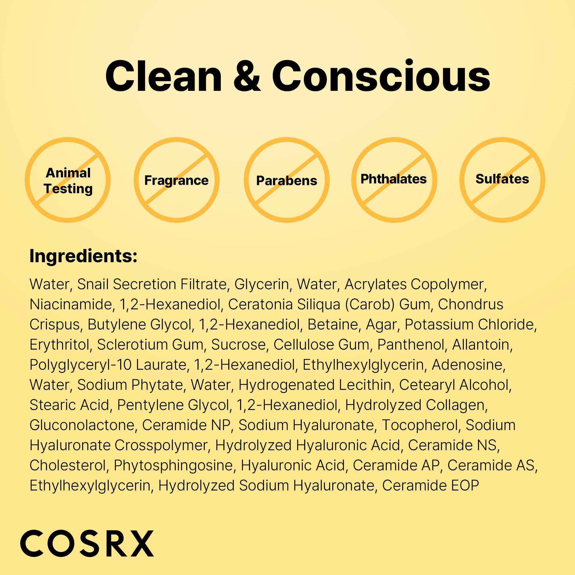 COSRX Aplicación nocturna de mascarilla para rutina de noche