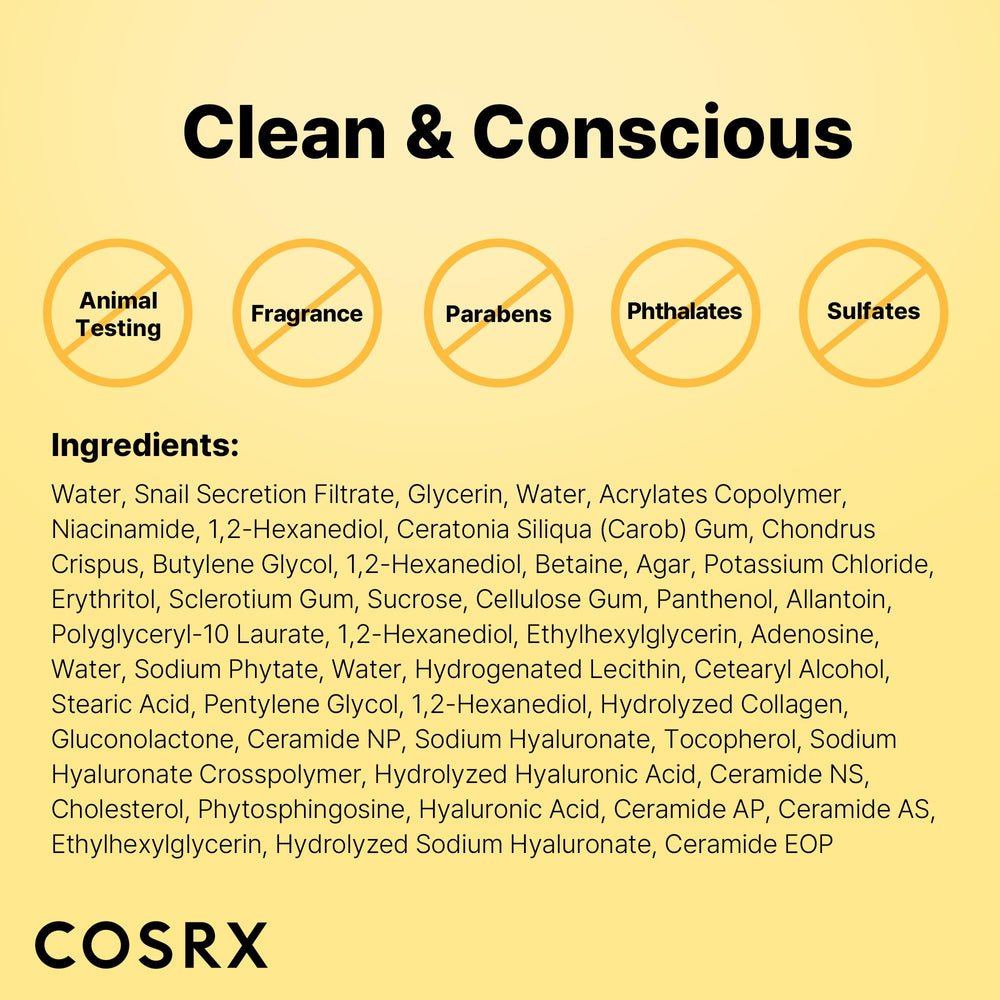 COSRX Aplicación nocturna de mascarilla para rutina de noche