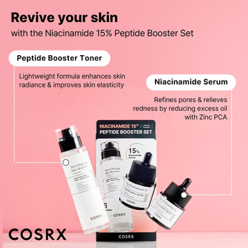 COSRX paso 2: aplicar gotas de niacinamida 15%