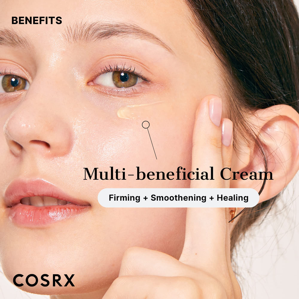 COSRX beneficio de firmeza y reducción visual de arrugas.