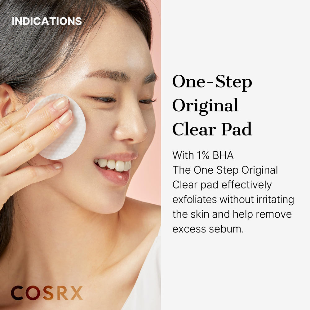 COSRX BHA Toner Pads – pince hygiénique incluse pour une application propre